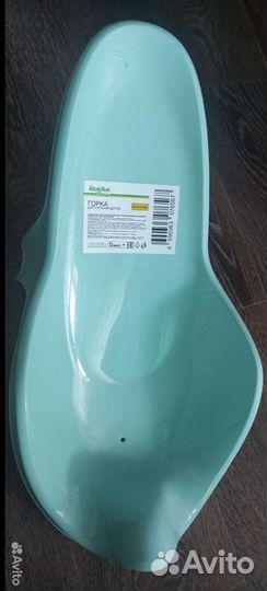 Горка для купания детей, новая