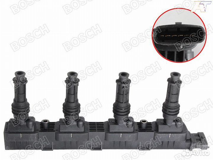 Катушка зажигания opel astra H/G с 2004 по 2009 гг