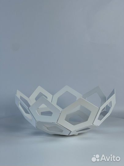 Ваза для фруктов металлическая