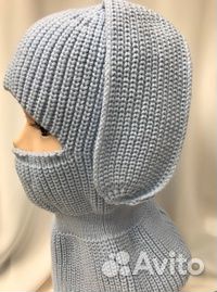 Балаклава шапка с ушками