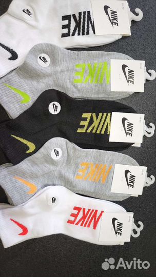 Носки nike цветные