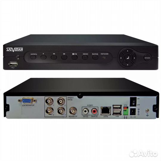 4CH регистратор 4х канальный AHD контроль и запись