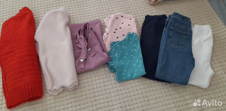 Детские вещи пакетом на девочку 128 134