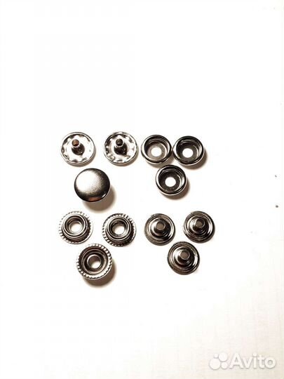 Кнопки кольцевые,размер 15мм.(оксид)