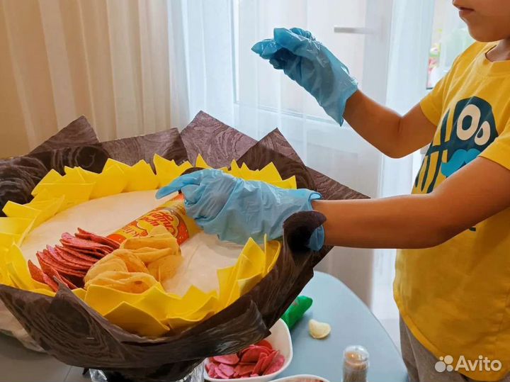 Букет из чипс, мужской, детский,женский