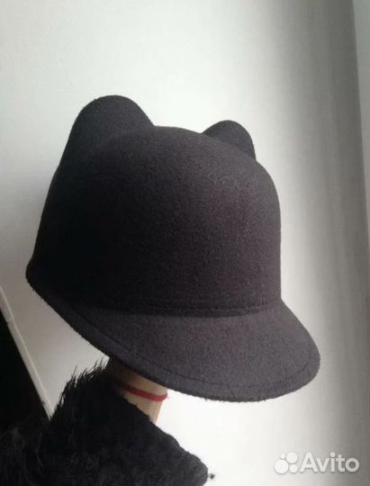 Шляпа кепка с ушками