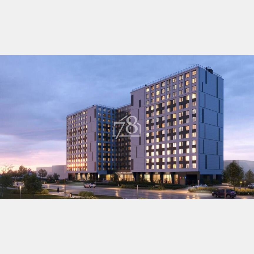 Апартаменты-студия, 24,2 м², 10/14 эт.