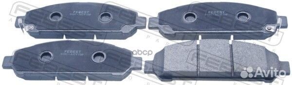 Колодки тормозные передние toyota venza AGV15/G