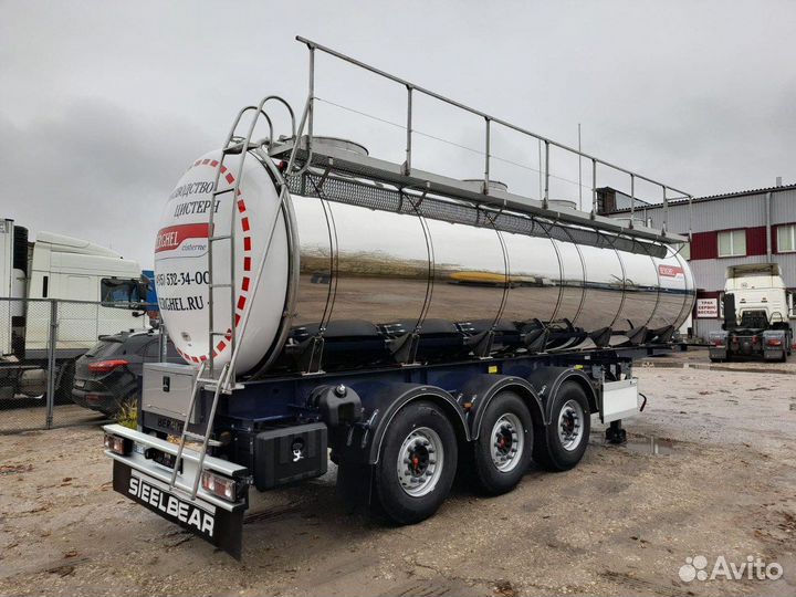 Полуприцеп пищевая цистерна BERGHEL 24500Л 3-осная, 2023