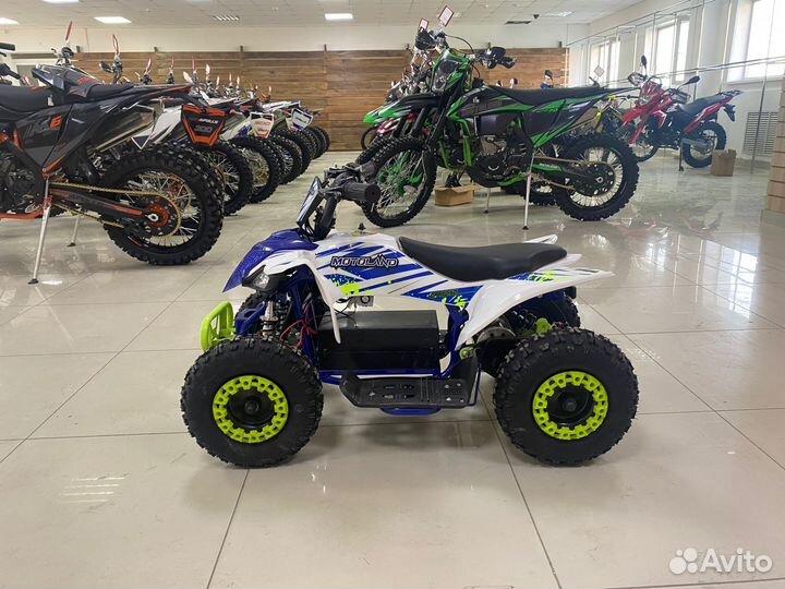 Квадроцикл (игрушка) ATV E010 1000Вт синий