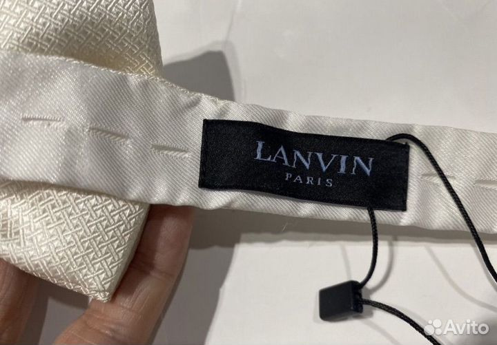 Lanvin шелковая галстук/бабочка