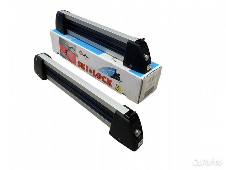 Крепления Amos алюминиевое для 3-х пар лыж silver