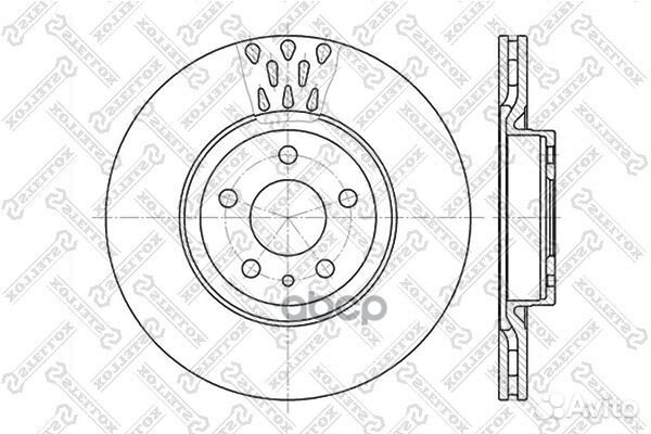 Диск тормозной передний Alfa Romeo 156/164 2.0