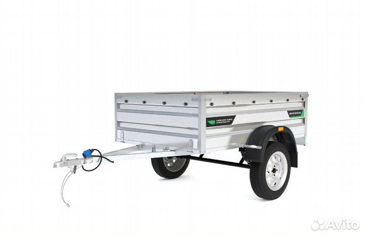 Прицеп легковой 2.0х1.3 метра.Оцинкованный.Высокий