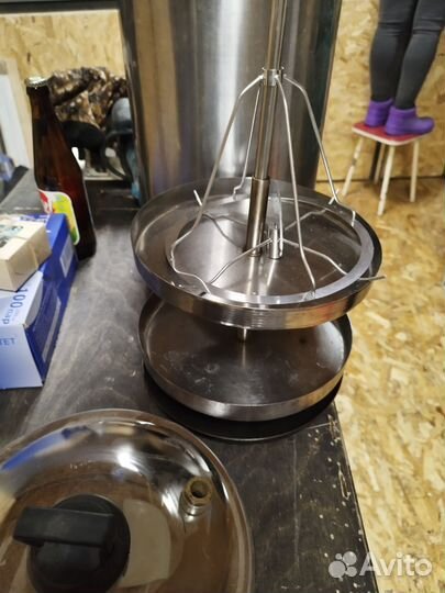 Коптильня горячего копчения из нержавейки