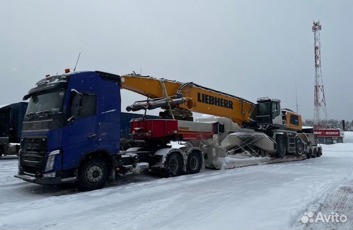 Услуги перевозки негабарита, трал