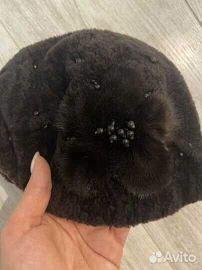 Шапка(меховая беретка)