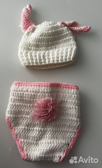 Костюм зайчика для новорожденных