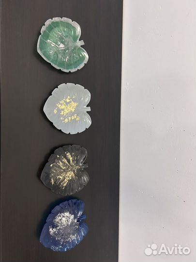 Подставка под украшения лист монстеры