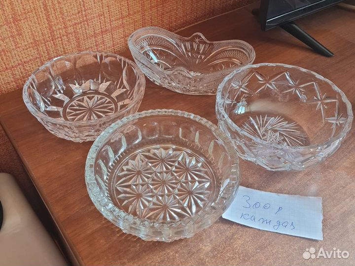 Конфетницы хрусталь СССР