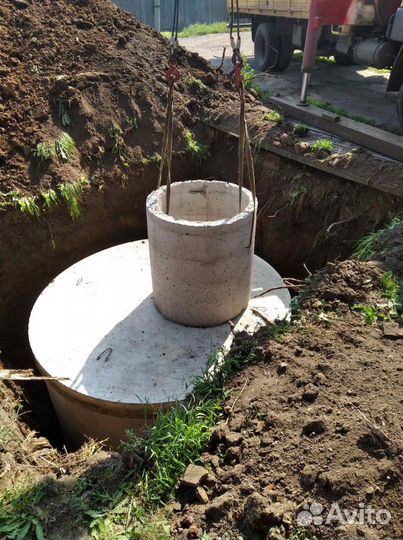 Септик под ключ, кольца В наличии
