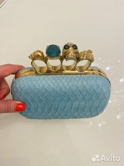 Сумка клатч натуральная кожа италия