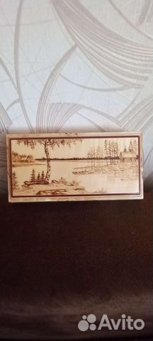 Шкатулка из карельской березы