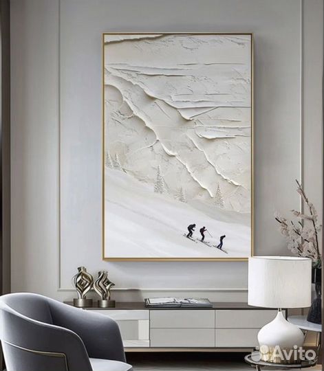 Интерьерная картина текстурная