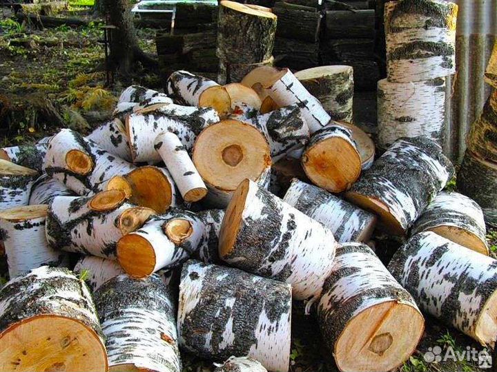 Дрова березовые чурками