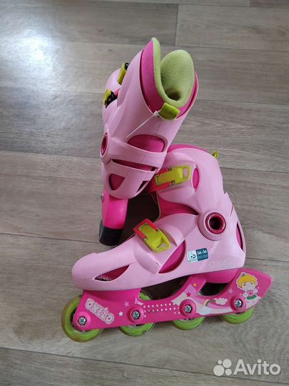 Роликовые коньки детские раздвижные