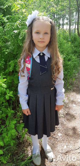 Школьная форма серого цвета