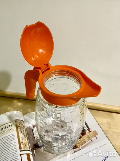Кувшин 1,7л стекло с крышкой новый