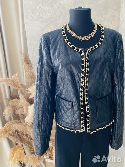 Куртка кожанная женская