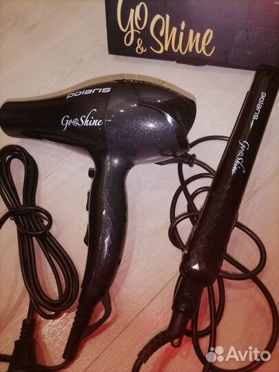 Продам набор фен и выпрямитель для волос новый