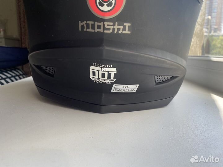 Кроссовый шлем XL Kioshi. Состояние нового