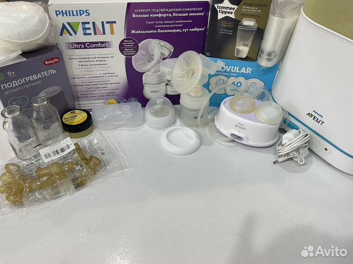 Молокоотсос avent электрический
