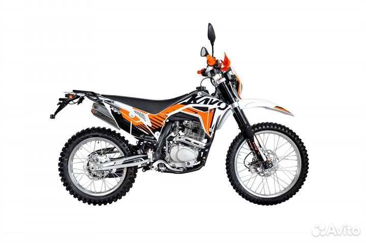 Мотоцикл кроссовый kayo T2 250 enduro PR 21/18