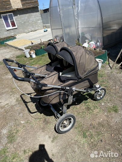 Коляска для двойни tfk