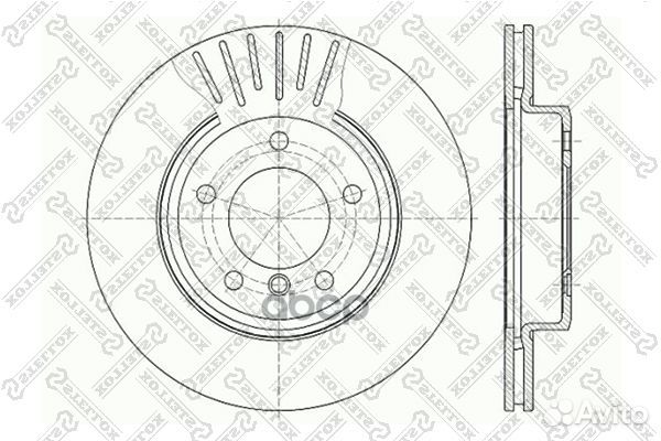 6020-1540V-SX диск тормозной передний BMW E46