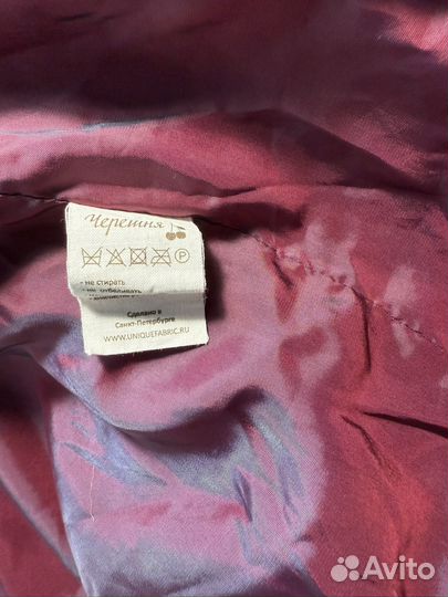 Пальто ватник unique fabric Черешня