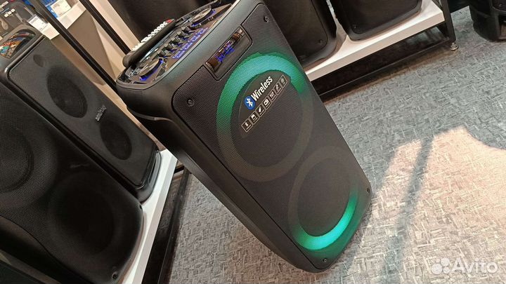 Bluetooth колонка Ginzzu 72Вт новая + пду