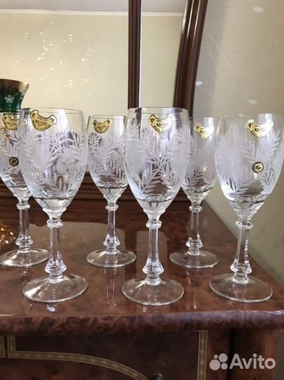 Фужеры хрустальные СССР