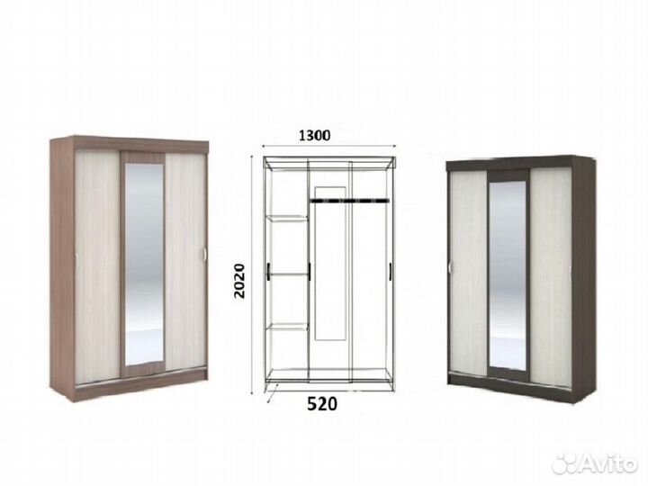 Шкаф-купе Андрей 4