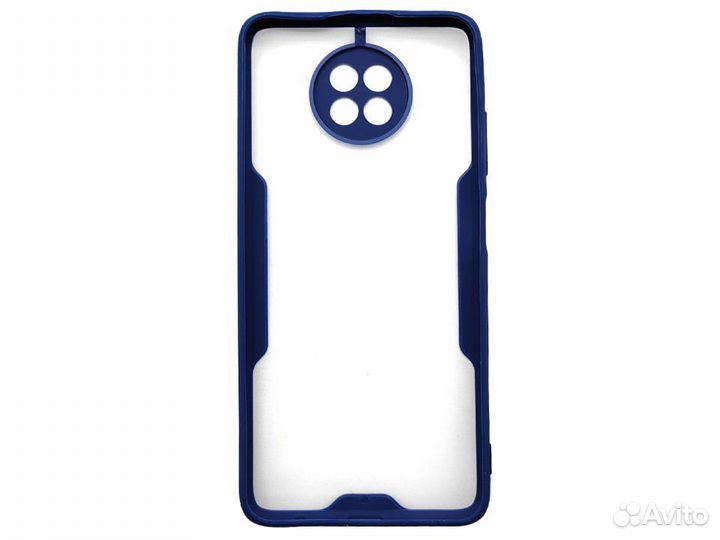 Чехол для Xiaomi Redmi note 9T силикон темно-синий