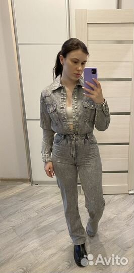 Комбенизон джинсовый bershka