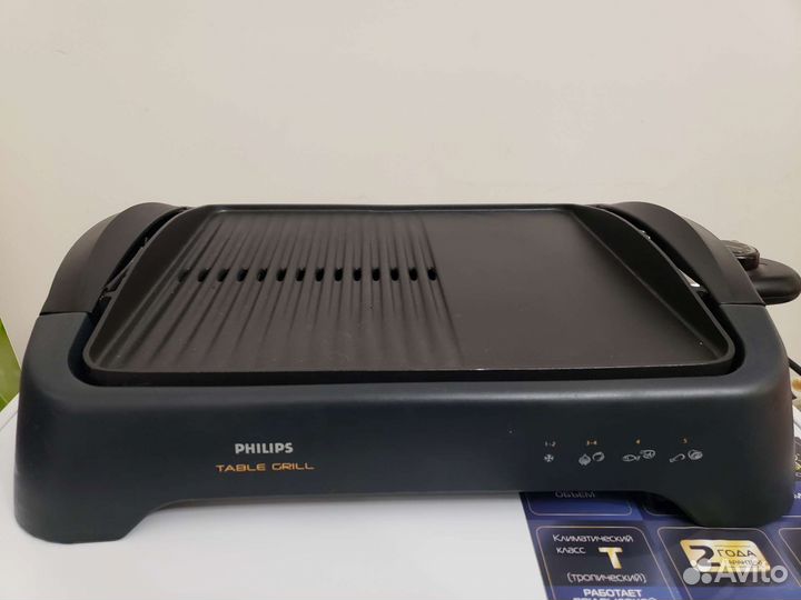 Гриль Philips HD4426 1850W Table Grill