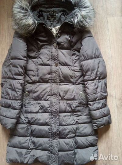 Пуховик женский длинный