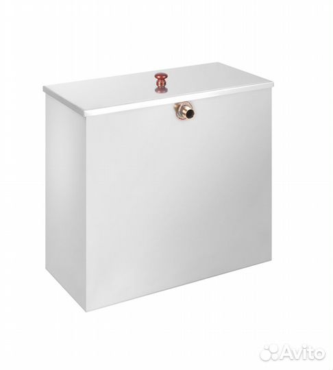 Бак для печи 60л под контур (Прямоуг) везувий