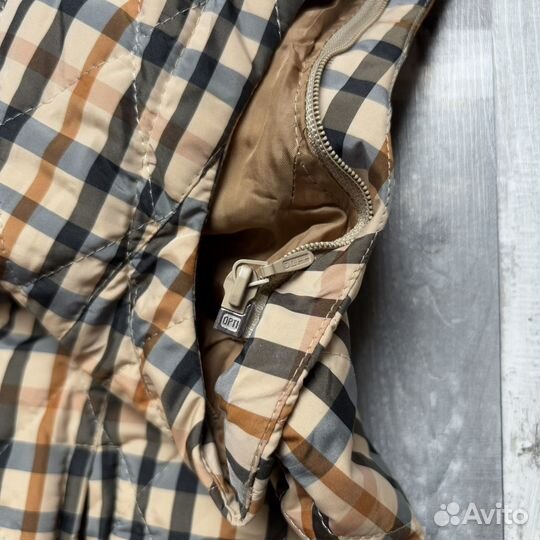 Стёганая куртка/стеганка Daks в клетку (оригинал)