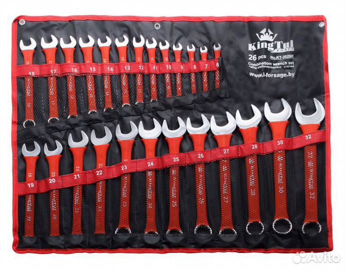 Набор ключей комбинированных 26пр. (6-28, 30, 32мм